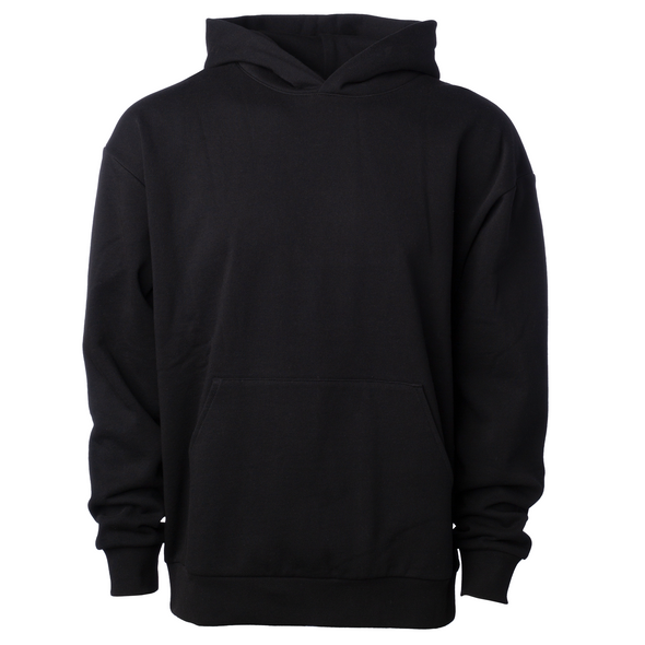 Street Style Hoodie Heavyweight Fleece Pullover Sweatshirt for Men