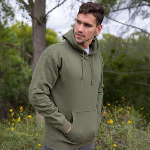 Heavyweight Fleece Pullover Hoodie for Men-Core Colors