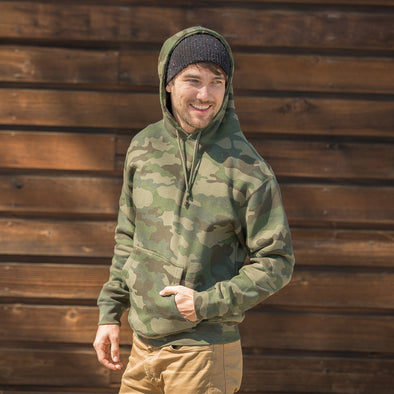 Heavyweight Camouflage Hoodie Sweatshirts for Men