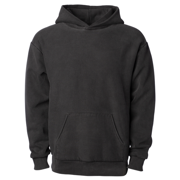 Street Style Hoodie Heavyweight Fleece Pullover Sweatshirt for Men