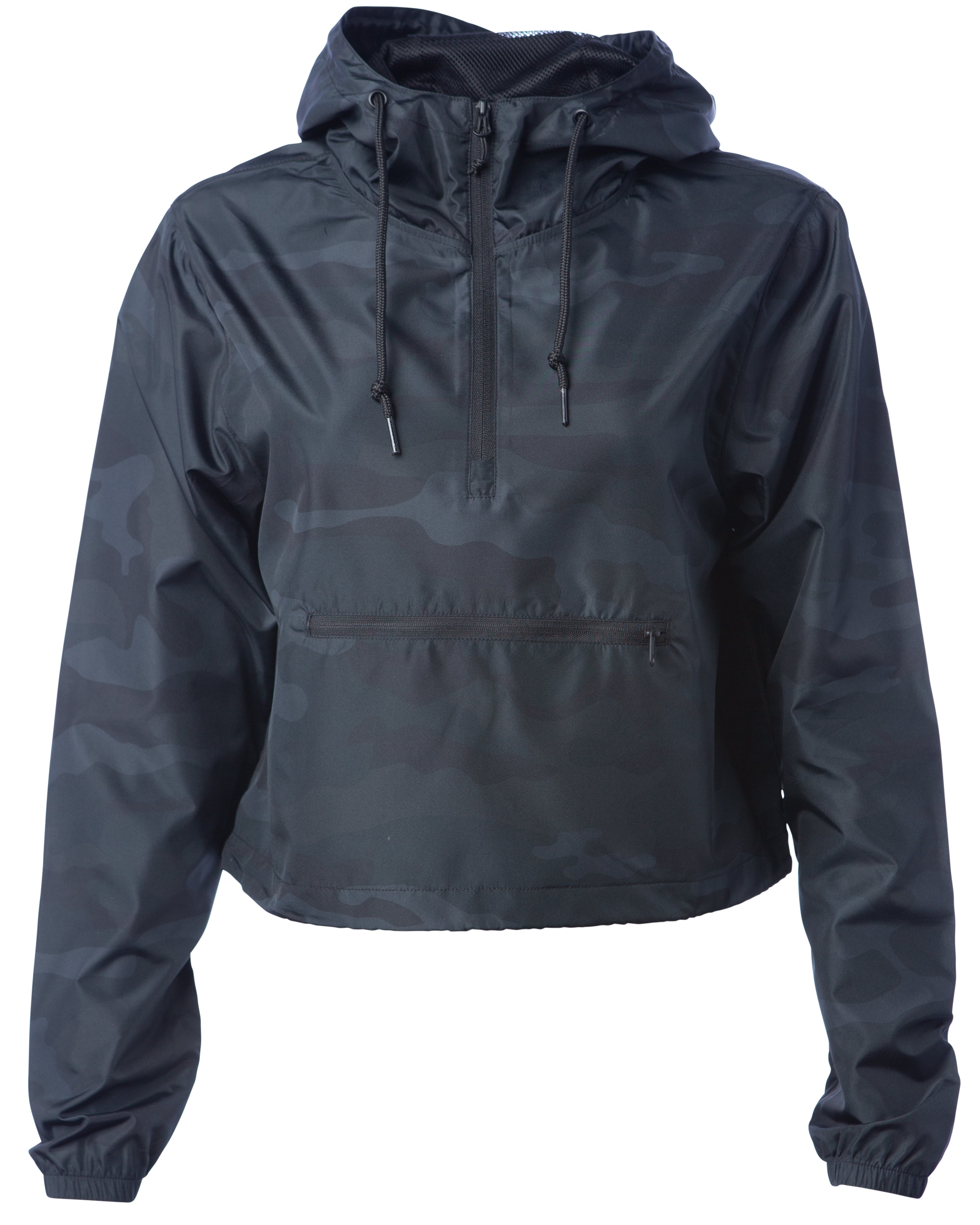 All The Way Up Women's Cropped Troposphere Windbreaker - ALL THE WAY UP